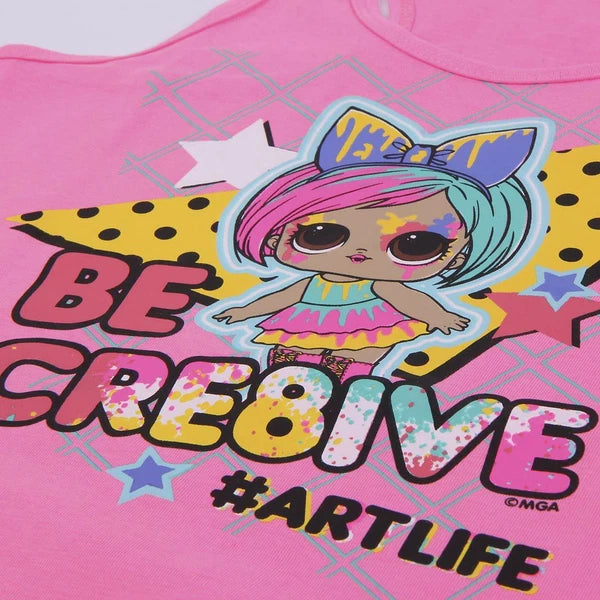 Girls LOL Surprise Character Short Pyjamas Nightwear Shorties Pjs Age 3-10 Years