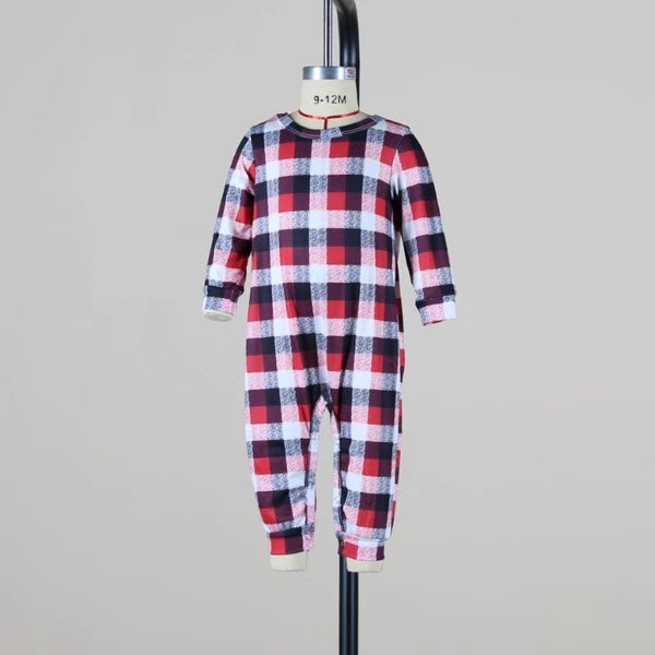 Family Matching Christmas Pyjamas Adult Kids Xmas Nightwear Pjs Set Reindeer