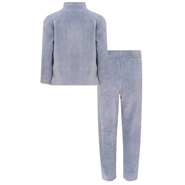 Kids Pajama Set Flannel Nightwear Soft Sleepwear Long Sleeve Homewear Fuzzy