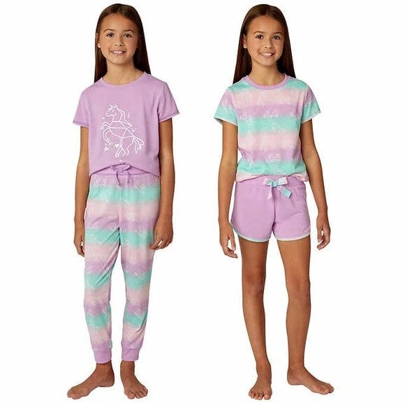 BCBG Youth Girls 4-Piece Sleep Set Lavender