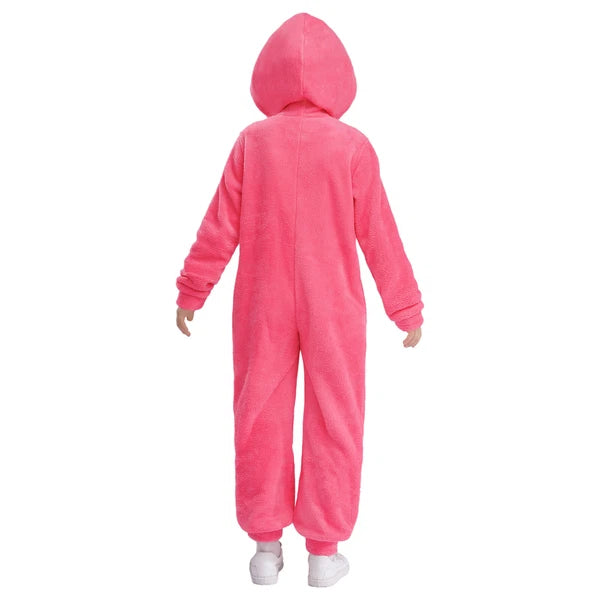 Unisex Kids Fleece Hooded Jumpsuit for Boys Girls Zip-up One Piece Pjs Sleepwear