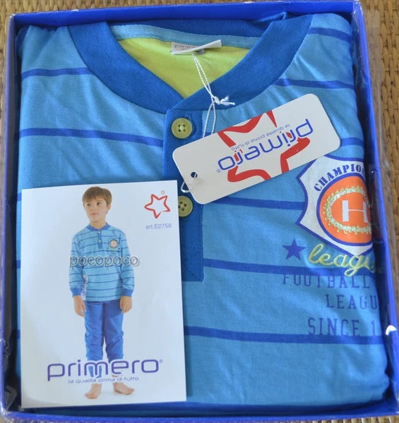 Long Sleeve Cotton Pajamas Child First Art. 2758