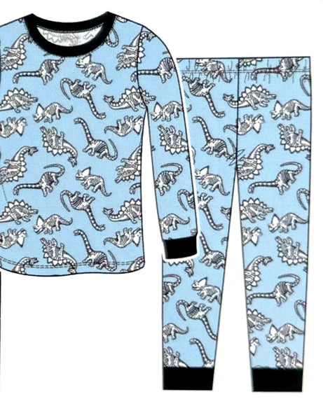 Kirkland Signature Kids' 4-PC Cotton PJ Set MULTI COLOR