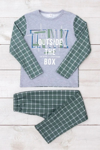 Boys’ Cotton Pajama Set – Warm, Breathable & Soft Fabric, Demi-season,  Nosi ...